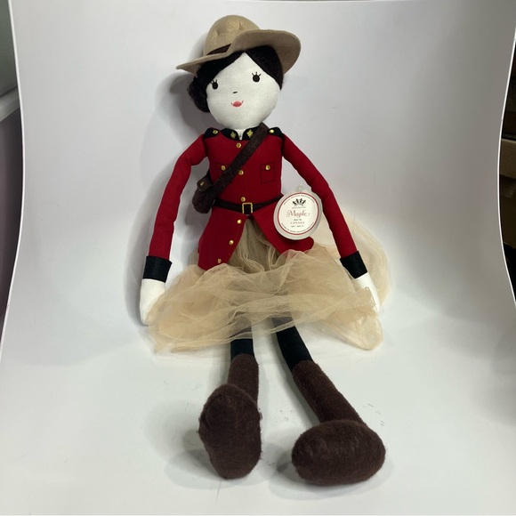 Pottery Barn Kids designer doll Canadian Mountie Maple new with tags - Picture 1 of 4